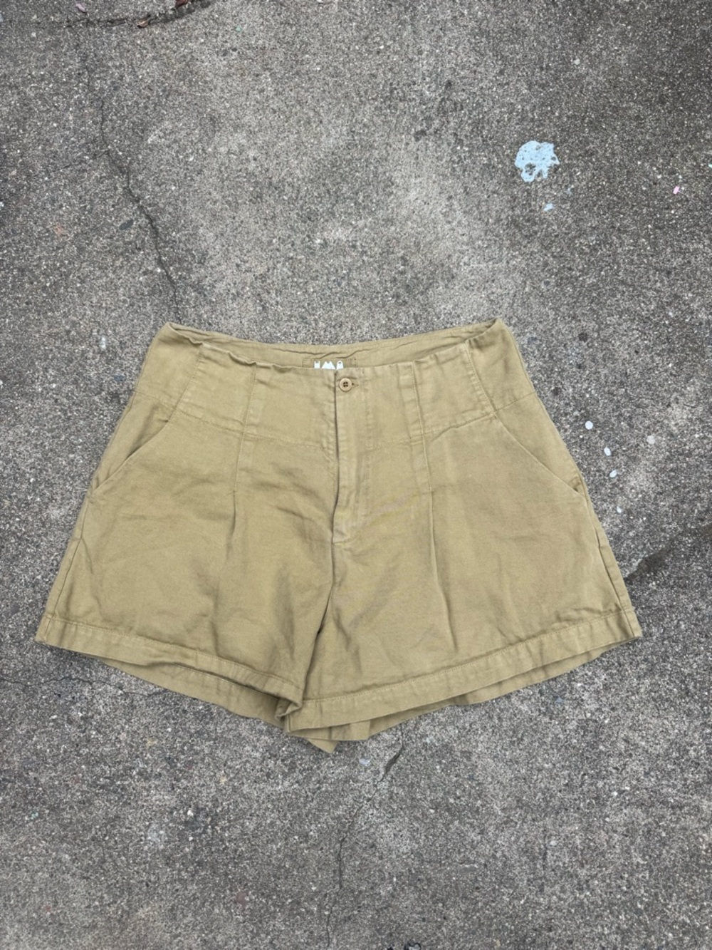 Labo.Art Shorts Made in Italy Khaki Cotton Minimalist Size 3